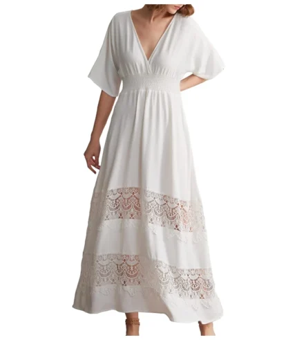 Anniente Women's Boho Maxi Dress