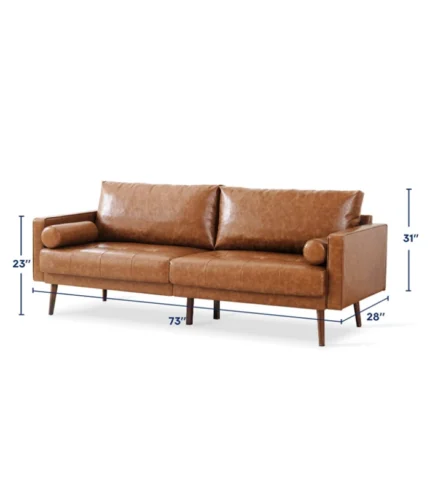 Vonanda Faux Leather Sofa Couch