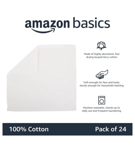 Amazon Basics Fast Drying Bath Towel