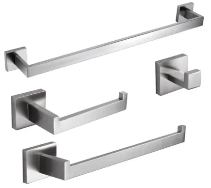 BAGNOLUX Brushed Nickel Bathroom Accessories Set