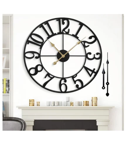 Large Wall Clock for Living Room Decor